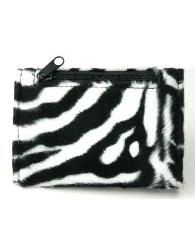 Portefeuille En Toile Zebra | Prix Promo