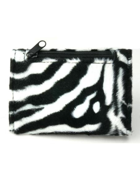 Portefeuille En Toile Zebra | Prix Promo