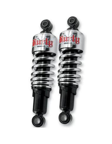AMORTECEDORES BURLY XL 04-UP CROMADO DE 10,5"