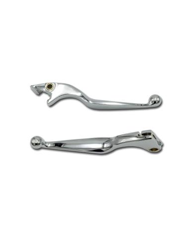 Comprar Manetas De Freno Cromadas Anchas Para Honda'S a precio de oferta