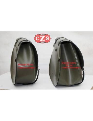 Comprar Alforja Bando Con Hueco Para Amortiguador Para Sportster Con Fondo Extra a precio de oferta
