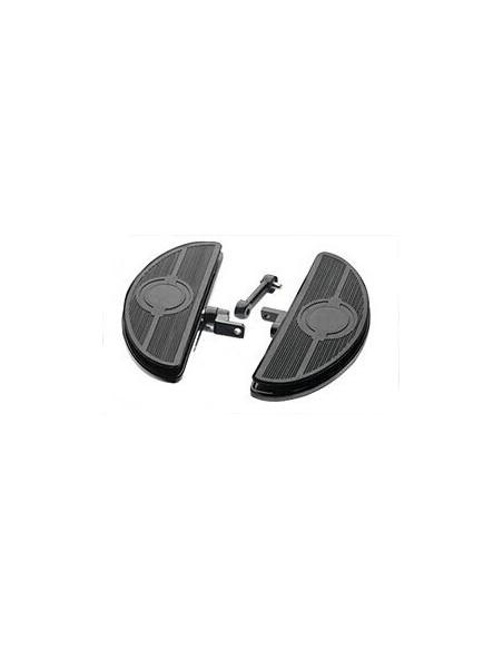 "SHAKER" BLACK FLOORBOARDS FITS HARLEY