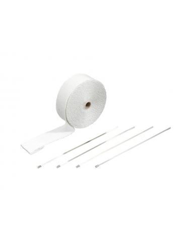 WHITE ANTICALORIC TAPE 15 MTS. + 4 FLANGES