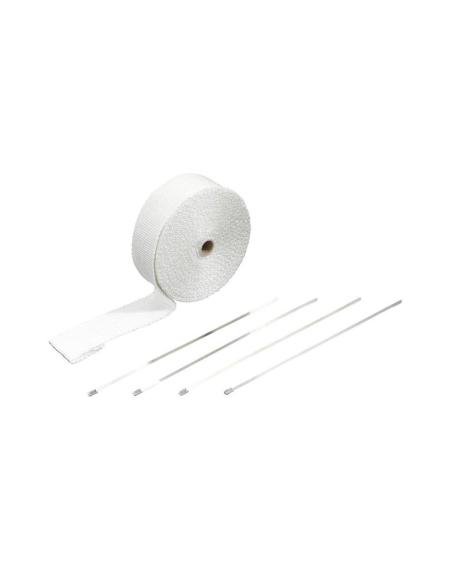 Comprar Cinta Anticalorica Blanca 15 Mts. + 4 Bridas a precio de oferta