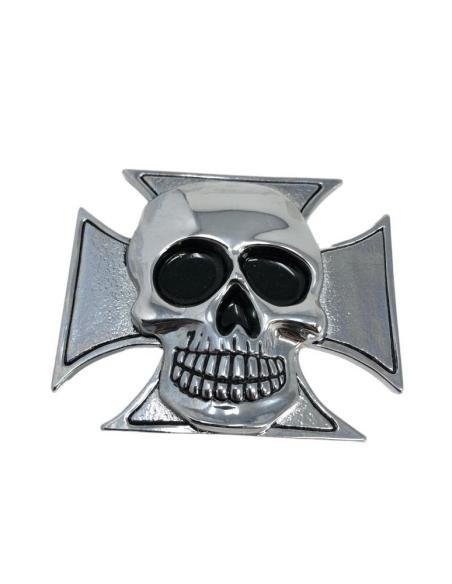 Comprar Emblema Skull Cross 7.5 X 6.5 Cm a precio de oferta