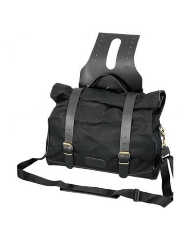 Comprar Alforja Vintage Algodon Negra 19 Litros a precio de oferta