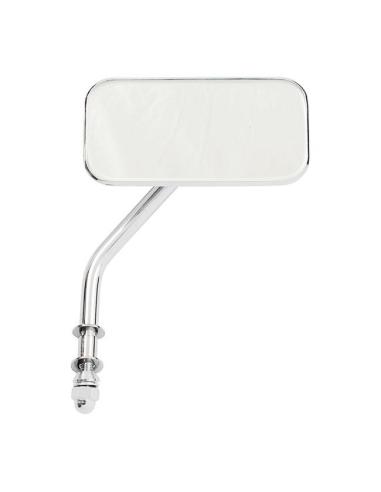 MIROIR RECTANGULAIRE CHROMÉ POUR HARLEY