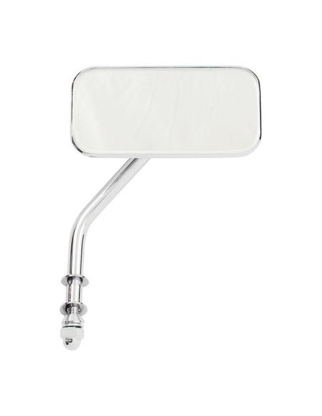 CHROME RECTANGULAR MIRROR FOR HARLEY