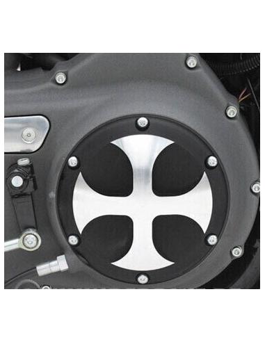 BLACK DERBY CROSS CAP PARA HD SPORTSTER A PARTIR DE 2004