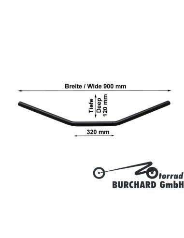 Comprar Manillar "Drag Style X-Wide" 90Cm Negro a precio de oferta