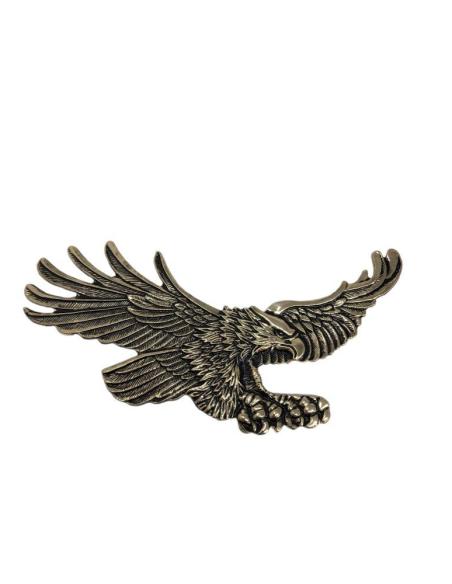 Comprar Emblema Adhesivo Metalico Aguila Oro 15Cm a precio de oferta