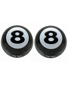 PAIR OF BILLIARD BALL VALVE COVER Nº 8
