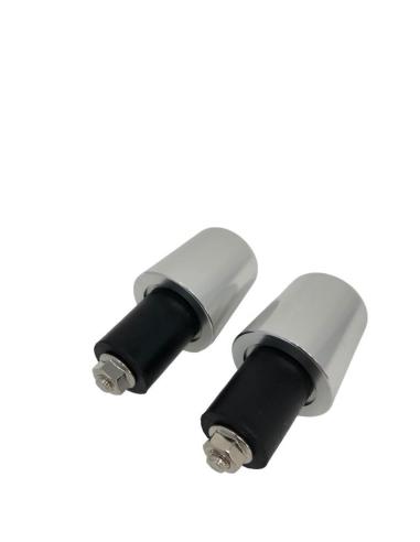CONTRAPESOS FORNED PRATA PARA GUIDÃO DE 25MM