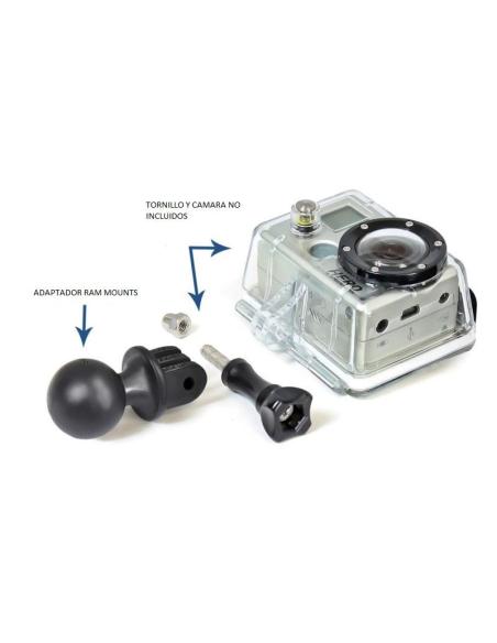 ADAPTATEUR DE SUPPORTS RAM POUR GOPRO OU AUTRES CAMÉRAS D'ACTION.