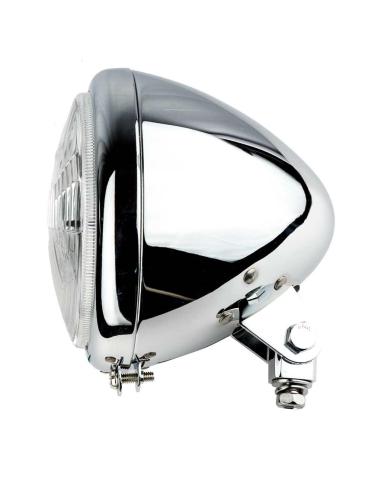 Comprar Faro Cromado Cónico De 5 3/4 Pulgadas Homologado a precio de oferta