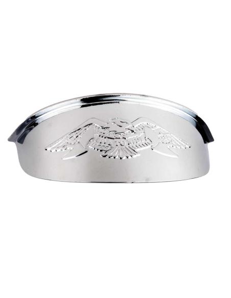CHROME VISOR FOR AUXILIARY HEADLIGHT 4 1/2 EAGLE