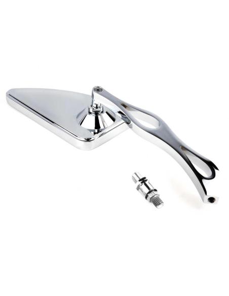 CHROME-PLATED ARROW-SHAPED RIGHT MIRROR FOR YAMAHA