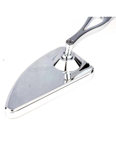 MIROIR DROIT EN FORME DE FL FL FL FLÈCHE CHROMÉ POUR YAM.Y