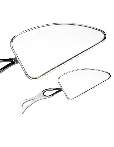 CHROME-PLATED ARROW-SHAPED RIGHT MIRROR FOR YAMAHA
