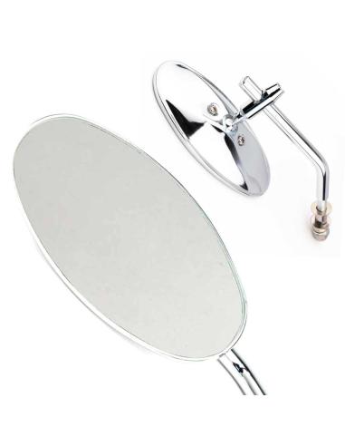 MEDIUM OVAL MIRROR HD CHROME