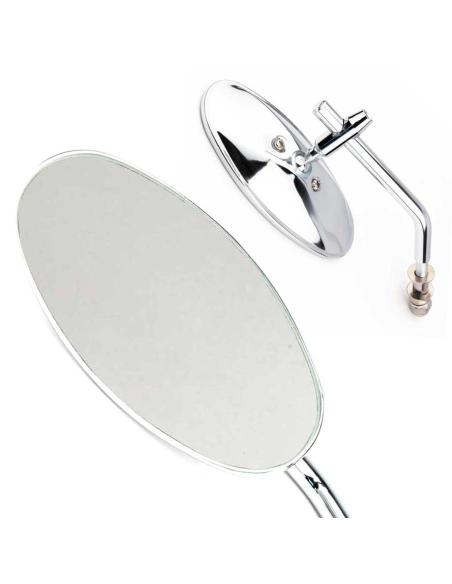 MEDIUM OVAL MIRROR HD CHROME