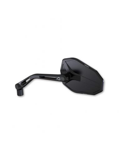 BLACK HIGHSIDER VICTORY-SLIM MOTORCYCLE MIRROR WITH HOMOLOGATION
