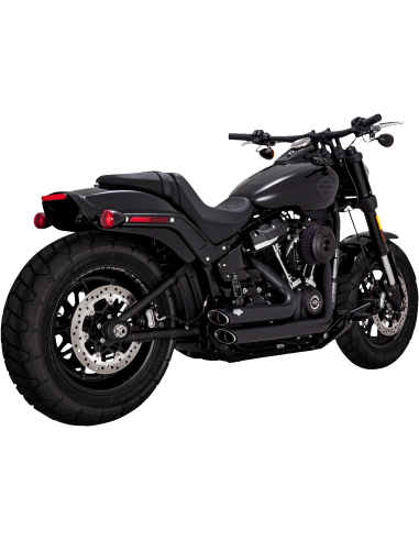 Escape Vance & Hines Shortshots Staggered Pcx Negro Softail M8 2018-Up