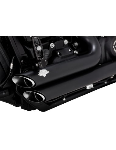 Escape Vance & Hines Shortshots Staggered Pcx Negro Softail M8 2018-Up