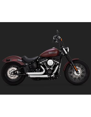 Acquista Scarico Vance & Hines Shortshots Staggered Pcx Cromato Softail M8 2018-Up a prezzo scontato