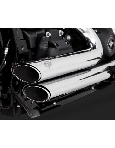 Exhaust Vance & Hines Shortshots Staggered Pcx Chrome Softail M8 2018-Up