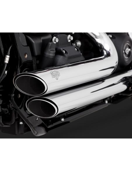 Echappement Vance & Hines Shortshots Staggered Pcx Chrome Softail M8 2018-Up