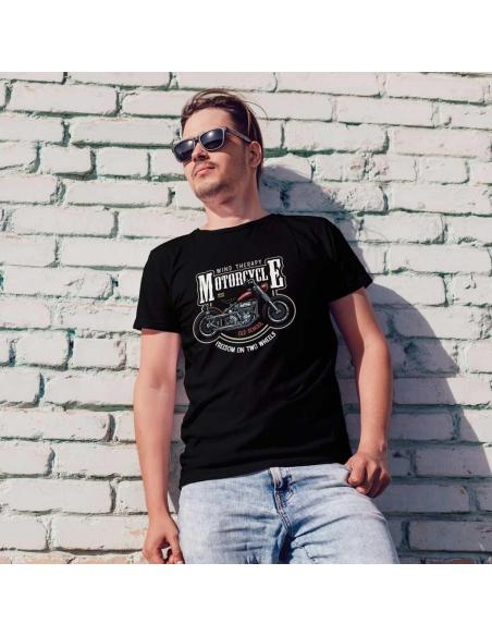 WIND TERAPHY BLACK T-SHIRT