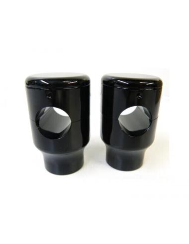 TOURELLES RONDES UNIES NOIRES 2" NOIRES