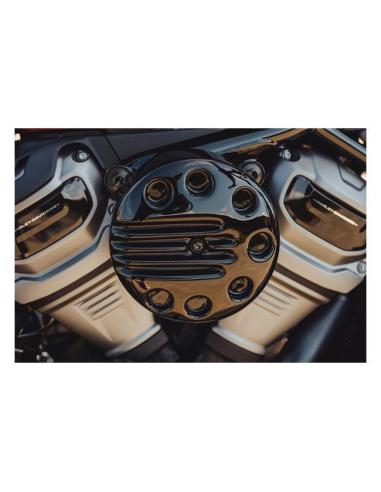 AIR FILTER COVER CULT-WERK SLOTTED GLOSSY BLACK HD RH975 NIGHTSTER