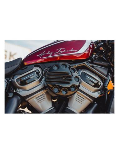 AIR FILTER COVER CULT-WERK SLOTTED GLOSSY BLACK HD RH975 NIGHTSTER