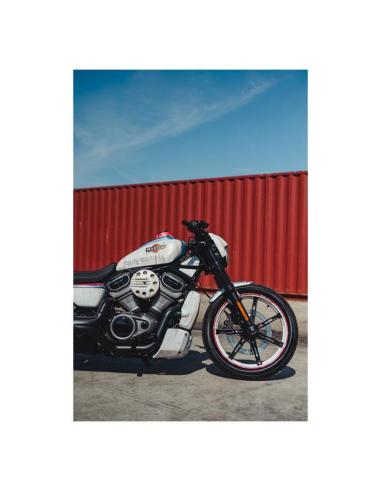 HEADLIGHT MASK CULT-WERK NRS STYLE MATTE BLACK HD RH975 NIGHTSTER 22-UP