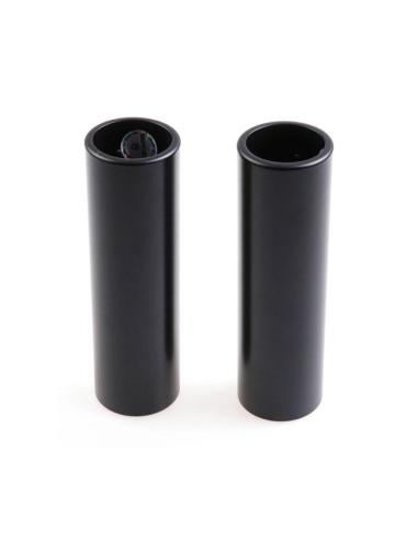 CACHES DE TUBE SUPÉRIEUR DE FOURCHE CULT-WERK LONG NOIR BRILLANT HD RH975 NIGHTSTER