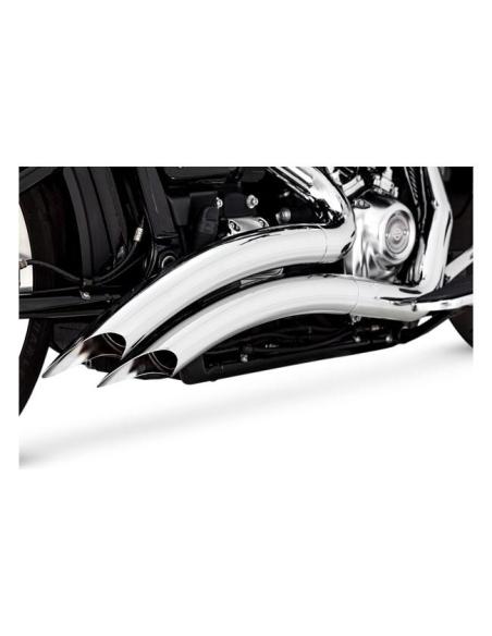 Big Radius Pcx Chrome Exhaust For Fatboy / Breakout 18-Up