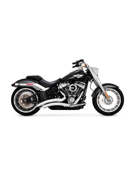 Échappements Big Radius Pcx Chromés Pour Fatboy / Breakout 18-Up