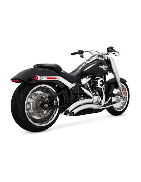 Échappements Big Radius Pcx Chromés Pour Fatboy / Breakout 18-Up