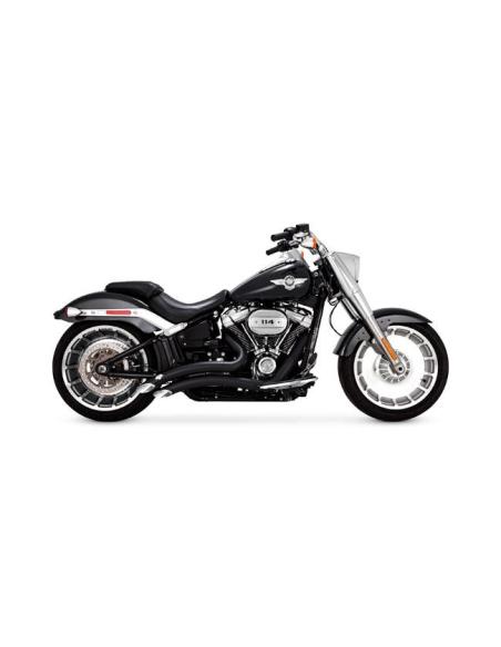 Big Radius Pcx Black Exhaust For Fatboy / Breakout 18-Up