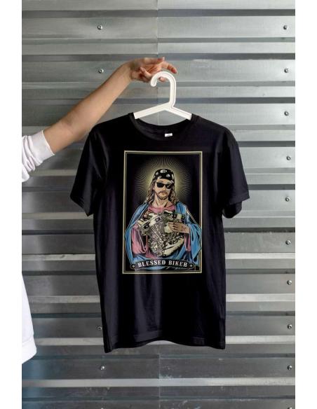 Blessed Biker T-Shirt - Free Holes | Style motard unique d'une jeune marque