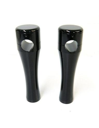 ROUND RISERS BLACK 6"