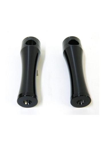 TOURELLES RONDES LISSES NOIRES 6