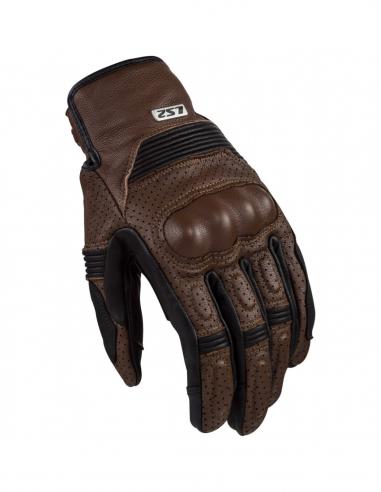 PERFORATED SUMMER GLOVES BROWN DUSTER BY LS2