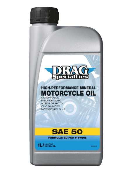 Comprar Aceite Drag Specialties Mineral Sae 50 1L a precio de oferta