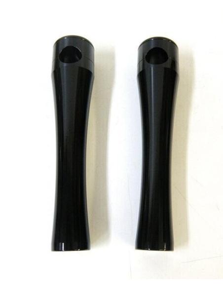 ROUND RISERS BLACK 8"