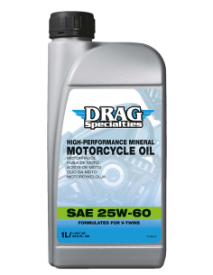 Acquista Olio Drag Specialties Minerale 25W-60 1L a prezzo scontato