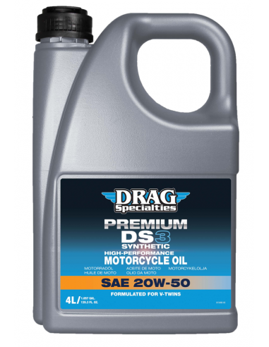 DRAG SPECIALTIES SYNTHETIC OIL 20W-50 4L