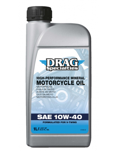 ACEITE DRAG SPECIALTIES MINERAL 10W-40 1L